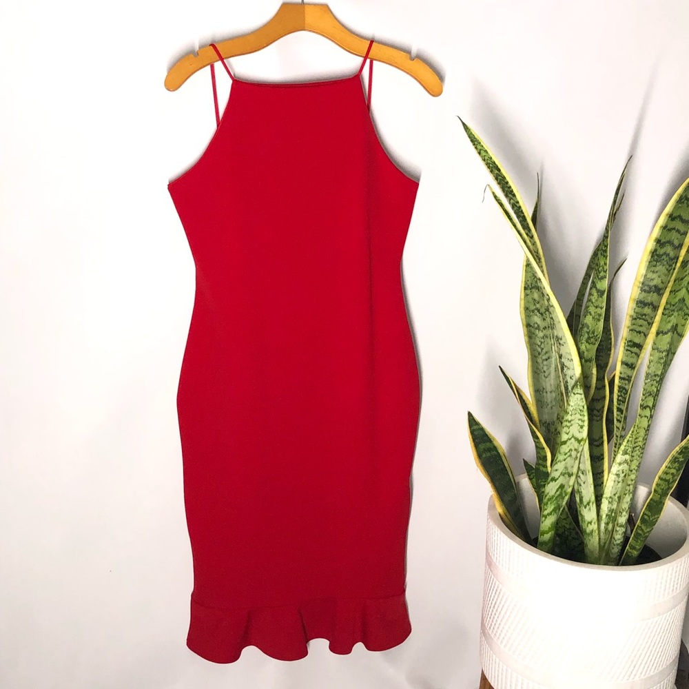 NWT red cocktail dress from ASOS. Size 10.